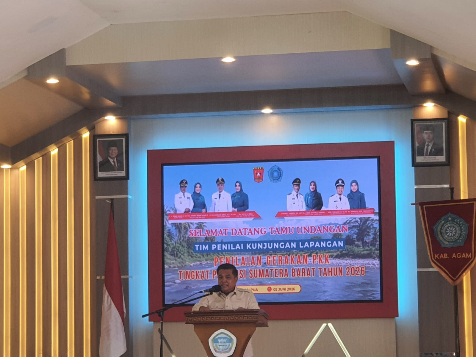 Sekdis DPMPTSP Hadiri Penilaian Gerakan PKK Tingkat Provinsi Sumatera Barat